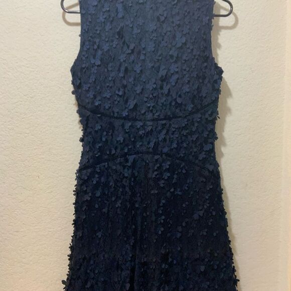 T Tahari Navy Blue Dress - Nordstrom size 4 - Picture 6 of 9